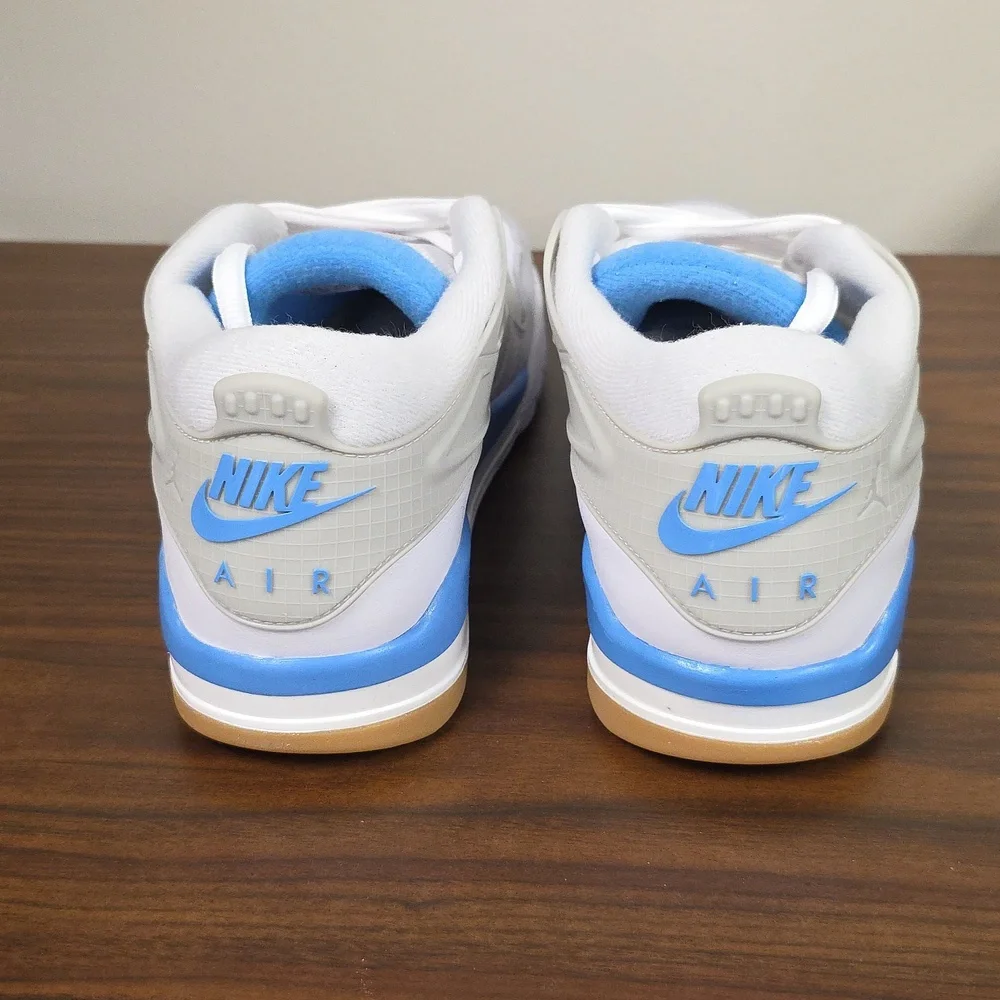 Nike Air Jordan 4 RM Men's Size 10.5 In White/Gray/Blue NIB FQ7939 104 - Picture 7 of 10